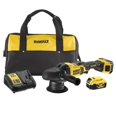 DeWalt DCM848P2 polírozó 18V, 125mm (2db 5Ah akkuval és töltővel)
