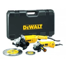DeWalt DWE492SDT sarokcsiszolószett (2 gép, 2 gyémánt korong)