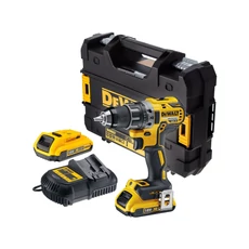 DeWalt DCD777L2T XR akkus fúró-csavarozógép, 18V, 1.5-13mm, 65Nm (2db 3Ah akkuval és töltővel)