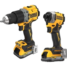 DeWalt DCD709 fúrócsavarozó, DCF809 ütvecsavarozó, 2x1.7 Ah akkuval és töltővel
