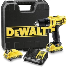 DeWalt DCD710D2 XR akkus fúró-csavarozó, 10.8V, 1-10mm, 24Nm (2db 2.0Ah akkuval és töltővel)