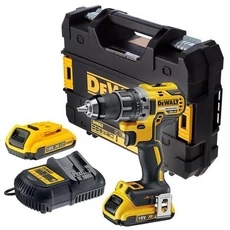 DeWalt DCD791D2 XR akkus fúró-csavarozó, 18V, 1.5-13mm, 70Nm (2db 2.0Ah akkuval és töltővel)