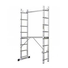 Drabest állvány és létra járópadlóval, 2x8 fokos