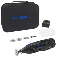 Dremel 8260 akkus multifunkciós gép 5db tartozékkal, 12V (3Ah akkuval és töltővel)