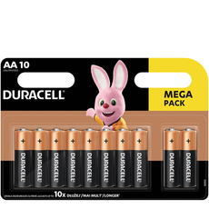 Duracell Mega Pack AA ceruza elem, 1.5V, 10db