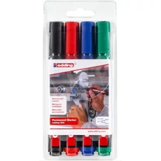 Edding 300/4 alkoholos jelölőfilc készlet, kerek, 1.5-3mm, 4db