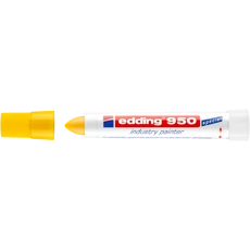 Edding 950 ipari jelölő marker, kerek, sárga, 10mm