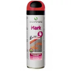 Soppec S Mark fluoreszkáló jelölőspray, piros, 500ml