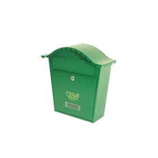 Postaláda zöld kerek T-csipk. 36x14x37 SÁBA