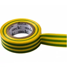 Szigetelőszalag 19x20m (zöld-sárga csíkos) Szigetelőszalag 19x20m (zöld-sárga csíkos)