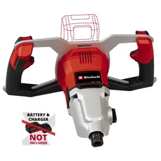 Einhell TP-MX 18-2 Li BL Solo akkus festékkeverő, M14, 120mm (akku és töltő nélkül) Einhell TP-MX 18-2 Li BL Solo akkus festékkeverő, M14, 120mm (akku és töltő nélkül)
