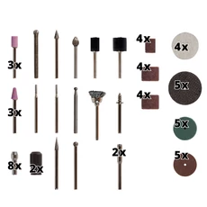 Einhell gravírozó tartozék készlet, 61 részes