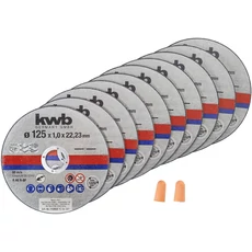 KWB Cut-Fix fémvágó korong, extra vékony, INOX, 125x22.2x1mm, 10db