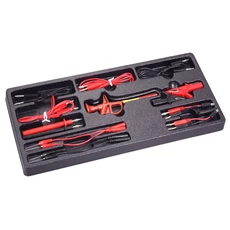 Ellient Tools elektromos-hibakeresőhöz kábel és csatlakozó készlet, 15 db-os