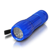 Erba alumínium LED zseblámpa 12LED, kék