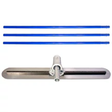 Betontrowel kézi betonlehúzólap szett, acél 90cm Betontrowel kézi betonlehúzólap szett, acél 90cm