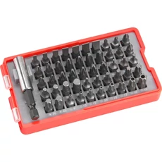 Extol behajtó klt. 51 db, övre akasztható műanyag tartóban