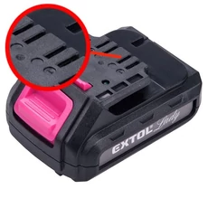 Extol 43136 akkumulátor 12V Li-ion, 3 saru, 1300mAh Extol 43136 akkumulátor 12V Li-ion, 3 saru, 1300mAh