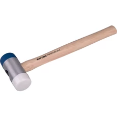 Extol Premium gumikalapács fa nyéllel, cserélhető fej, 40mm, 32cm
