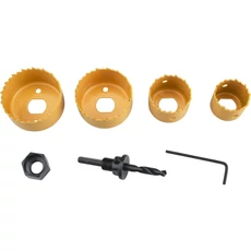 Extol körkivágó készlet, HSS/Bi-metal, 32-54mm, 4db
