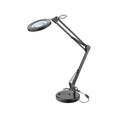 Extol Light asztali LED lámpa nagyítóval, USB, 7W, 2400Lm 