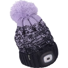 Extol Light kötött sapka akkus LED homloklámpával, USB, 4x45lm, fekete-lila Extol Light kötött sapka akkus LED homloklámpával, USB, 4x45lm, fekete-lila