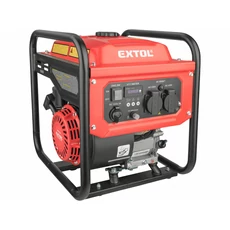 Extol benzinmotoros áramfejlesztő, kézi indítás, 1 fázis, 3.5kVA, 230V