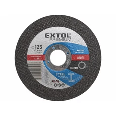 Extol vágókorong acélhoz/inoxhoz, 22.2x1.6x125mm Extol vágókorong acélhoz/inoxhoz, 22.2x1.6x125mm