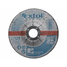 Extol csiszoló korong acélhoz, 2.2x6.0x125mm Extol csiszoló korong acélhoz, 2.2x6.0x125mm