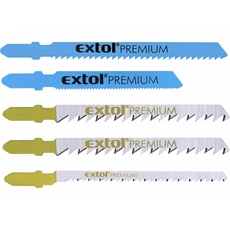 Extol Premium dekopírfűrészlap, Bosch befogás, Bimetál HSS HCS, 5db