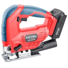 Extol Share20V akkus dekopírfűrész, 20V, 80mm (1db 2Ah akkuval és töltővel)