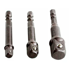 Extol dugókulcs adapter készlet, 1/4"-3/8"-1/2", 3 részes