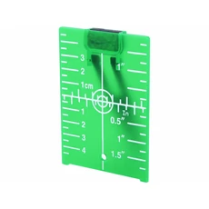 Extol Lézeres céltábla vízszintezőhöz, zöld, 105x75mm