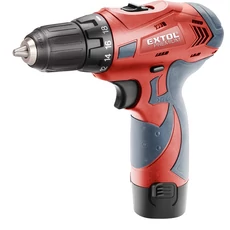 Extol akkus fúró csavarozó, 12V, Li-ion, 1300 mAh
