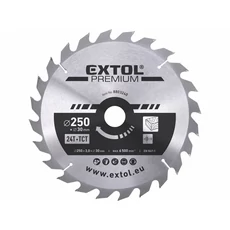 Extol körfűrészlap, keményfémlapkás, 30x250, T24 Extol körfűrészlap, keményfémlapkás, 30x250, T24