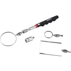 Extol Premium felszedő mágnes és vizsgáló tükör készlet, teleszkópos, 17-77cm