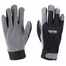 Extol Premium munkavédelmi kesztyű, műbőr-LUREX, 10