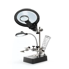 Fahrenheit paneltartó nagyítóval és forrasztópáka tartóval Fahrenheit paneltartó nagyítóval és forrasztópáka tartóval