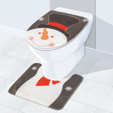 Family Christmas WC ülőke dekor szett, hóember