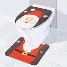 Family Christmas WC ülőke dekor szett, mikulás 