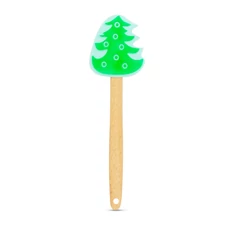 Family Christmas szilikon spatula, karácsonyfa 