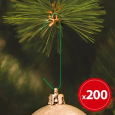 Family Christmas szaloncukor akasztó, sötétzöld, 200db