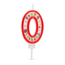 Family Decor szám alakú tortagyertya, 6.5x4cm, 0