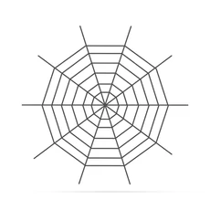 Family Halloween dekoráció, plüss pókháló, 200cm, fekete