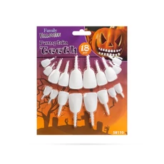 Family Halloween töklámpás fogsor, 18fog