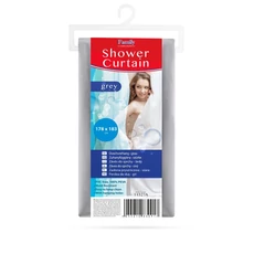 Family Pound zuhanyfüggöny, szürke, 178x183cm