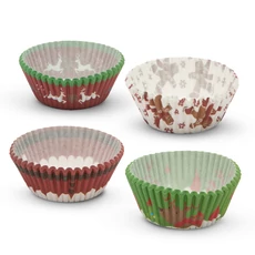 Family Pound muffin papír szett, 100db, karácsonyi