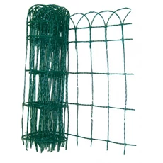 Dekoratív drótkerítés pvc bevonattal, 0.4x25m Dekoratív drótkerítés pvc bevonattal, 0.4x25m