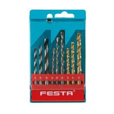 Festa fúrókészlet fához, falazathoz, fémhez, DIN338, 9db 