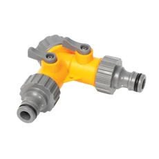 Festa Rosa kétutas csatlakozó elosztó, szeleppel 3/4"